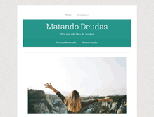 Tablet Screenshot of matandodeudas.com